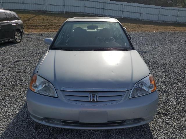 1HGES26822L041743 - 2002 HONDA CIVIC EX SILVER photo 5