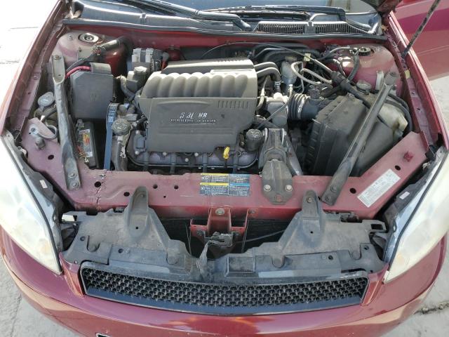 2G1WD58C769270747 - 2006 CHEVROLET IMPALA SUPER SPORT MAROON photo 11