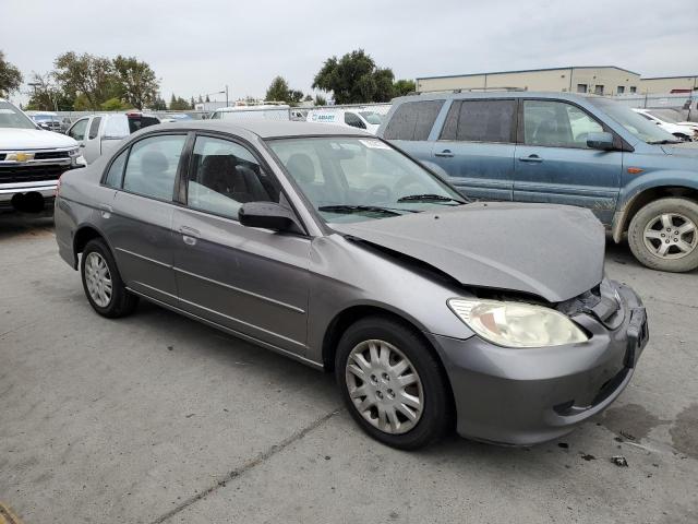 2HGES16524H546083 - 2004 HONDA CIVIC LX GRAY photo 4