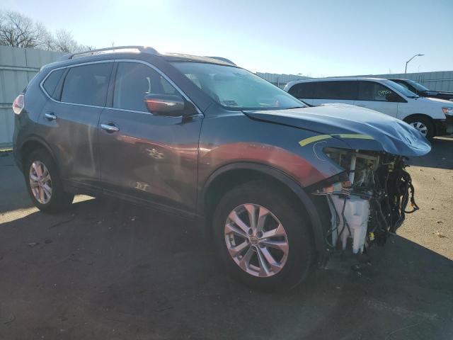 5N1AT2MVXEC813263 - 2014 NISSAN ROGUE S GRAY photo 4