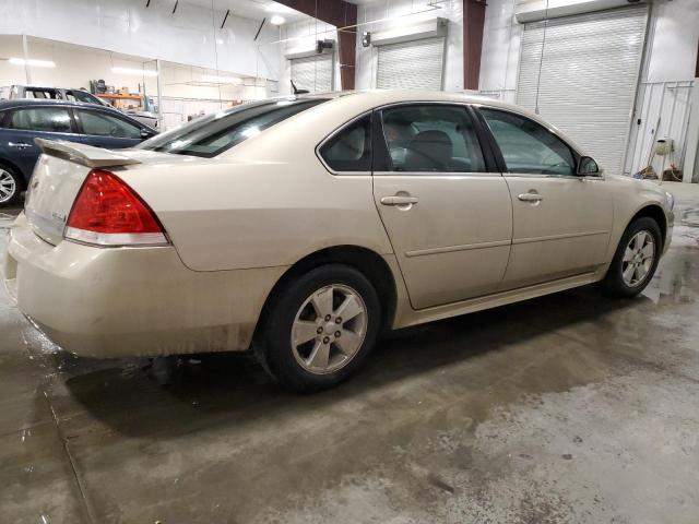 2G1WB5EK3A1207928 - 2010 CHEVROLET IMPALA LT TAN photo 3