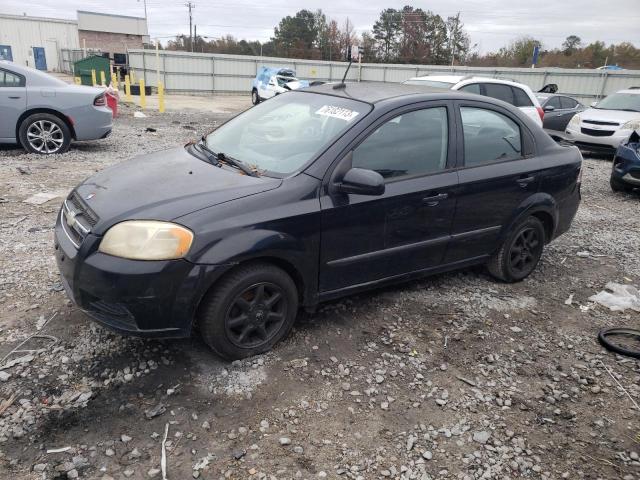 KL1TD5DE1AB109696 - 2010 CHEVROLET AVEO LS BLACK photo 1