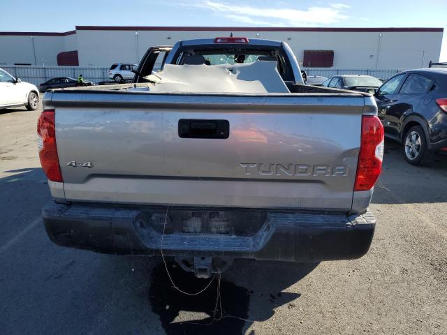 5TFCY5F12MX028236 - 2021 TOYOTA TUNDRA DOUBLE CAB SR/SR5 SILVER photo 6