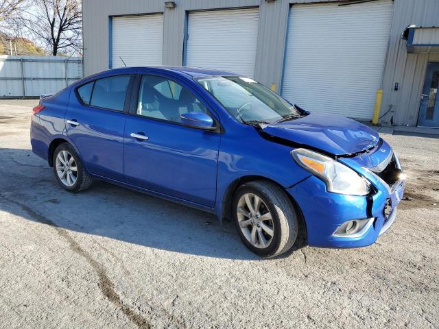 3N1CN7AP1FL937974 - 2015 NISSAN VERSA S BLUE photo 4