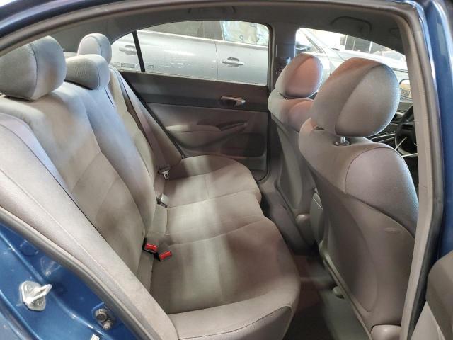 1HGFA16598L096934 - 2008 HONDA CIVIC LX BLUE photo 10