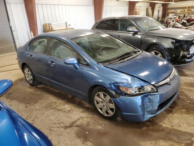 1HGFA16598L096934 - 2008 HONDA CIVIC LX BLUE photo 4