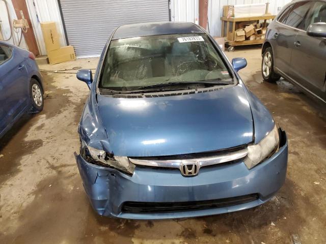 1HGFA16598L096934 - 2008 HONDA CIVIC LX BLUE photo 5