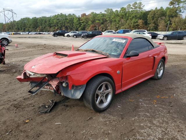 1FAFP45X44F203162 - 2004 FORD MUSTANG GT RED photo 1