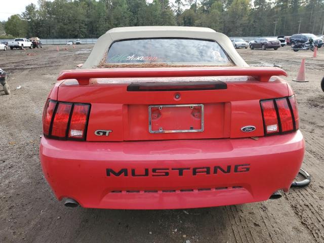 1FAFP45X44F203162 - 2004 FORD MUSTANG GT RED photo 6