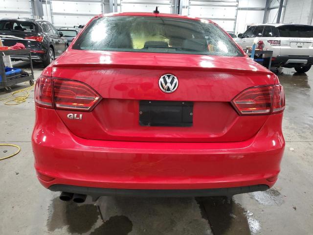 3VW4T7AJ6EM377443 - 2014 VOLKSWAGEN JETTA GLI RED photo 6