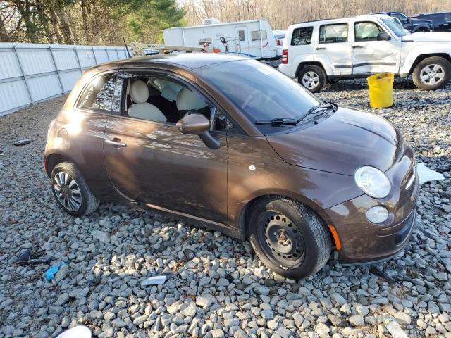 3C3CFFAR8FT528137 - 2015 FIAT 500 POP BROWN photo 4