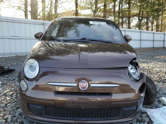 3C3CFFAR8FT528137 - 2015 FIAT 500 POP BROWN photo 5