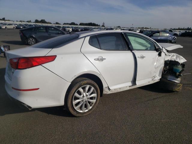 5XXGN4A78FG507724 - 2015 KIA OPTIMA EX WHITE photo 3