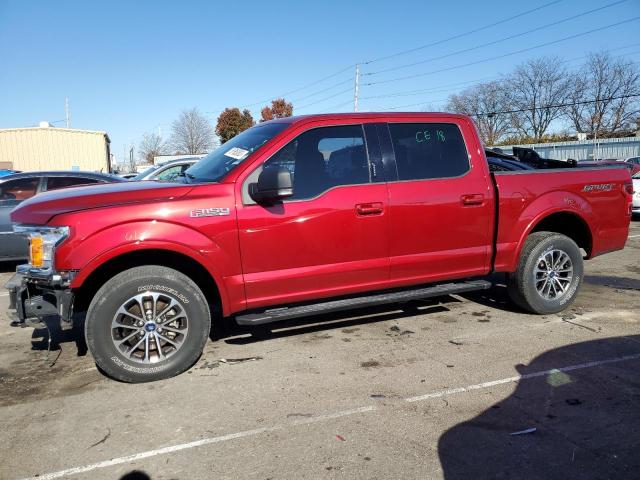 1FTEW1EG2JFE76412 - 2018 FORD F150 SUPERCREW RED photo 1