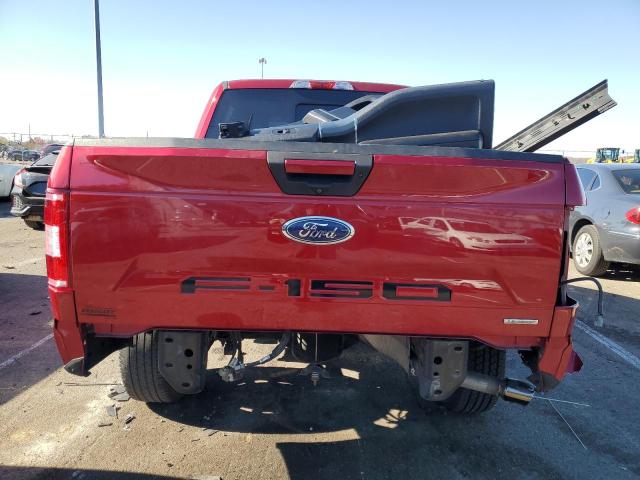 1FTEW1EG2JFE76412 - 2018 FORD F150 SUPERCREW RED photo 6