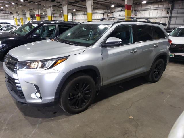 5TDJZRFH0KS567224 - 2019 TOYOTA HIGHLANDER SE SILVER photo 1