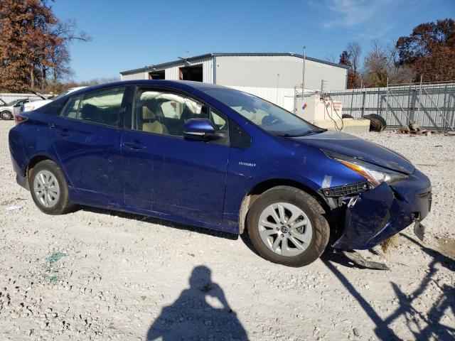 JTDKBRFU4H3547316 - 2017 TOYOTA PRIUS BLUE photo 4