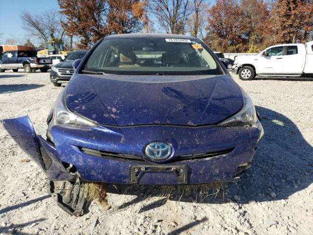 JTDKBRFU4H3547316 - 2017 TOYOTA PRIUS BLUE photo 5