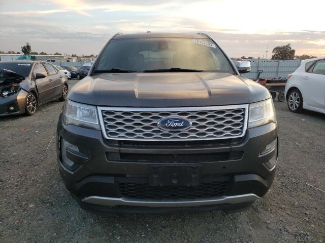 1FM5K8HTXHGC66282 - 2017 FORD EXPLORER PLATINUM GRAY photo 5