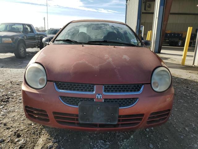 1B3ES56C74D521330 - 2004 DODGE NEON SXT RED photo 5