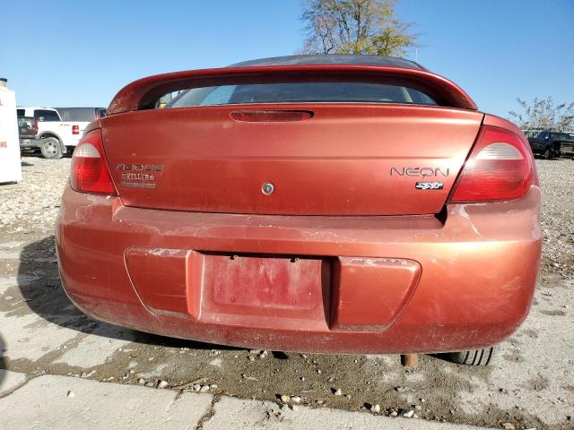 1B3ES56C74D521330 - 2004 DODGE NEON SXT RED photo 6