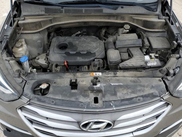 5XYZT3LB3JG572916 - 2018 HYUNDAI SANTA FE S GRAY photo 12