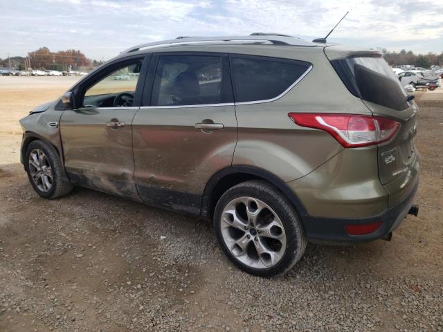 1FMCU0J98DUD22202 - 2013 FORD ESCAPE TITANIUM GREEN photo 2