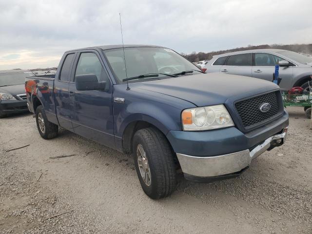 1FTPX12525NA69744 - 2005 FORD F150 BLUE photo 4