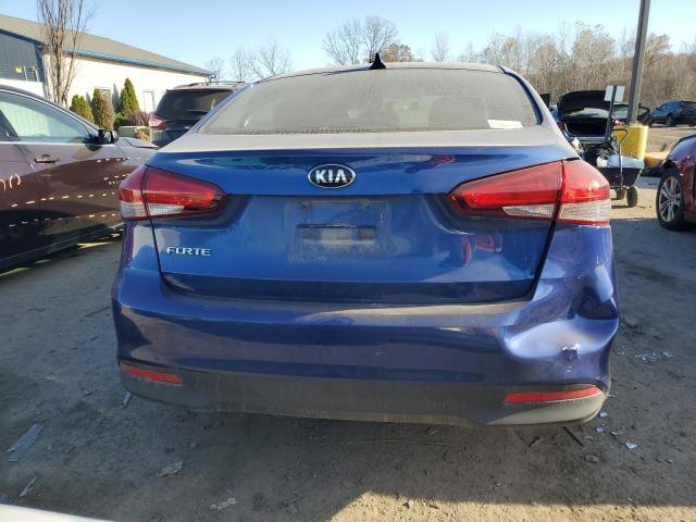 3KPFK4A76JE254408 - 2018 KIA FORTE LX BLUE photo 6