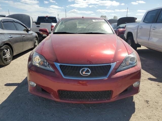 JTHFF2C2XF2532353 - 2015 LEXUS IS 250 RED photo 5