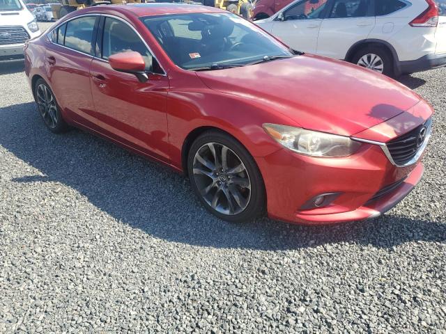 JM1GJ1W5XF1219314 - 2015 MAZDA 6 GRAND TOURING RED photo 4