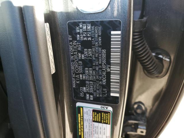 KNDC34LAXP5609898 - 2023 KIA EV6 LIGHT GRAY photo 12