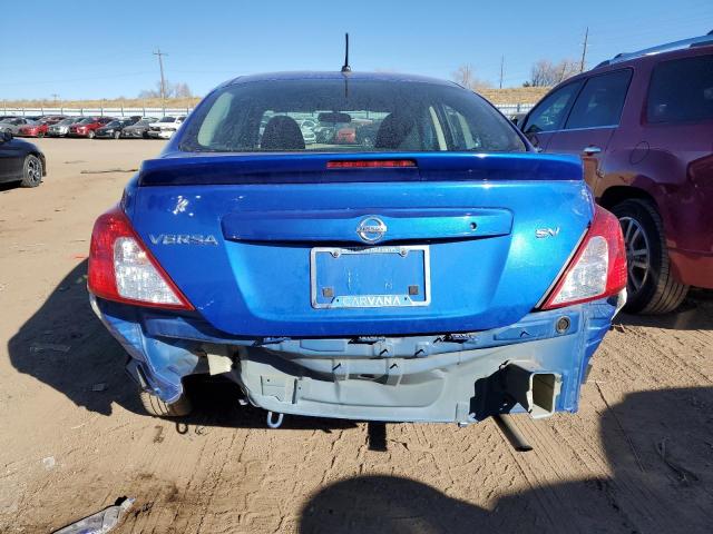 3N1CN7AP5HL841381 - 2017 NISSAN VERSA S BLUE photo 6