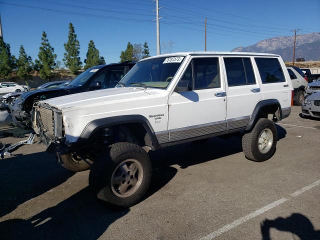 1J4FJ58S4NL127585 - 1992 JEEP CHEROKEE LAREDO WHITE photo 1