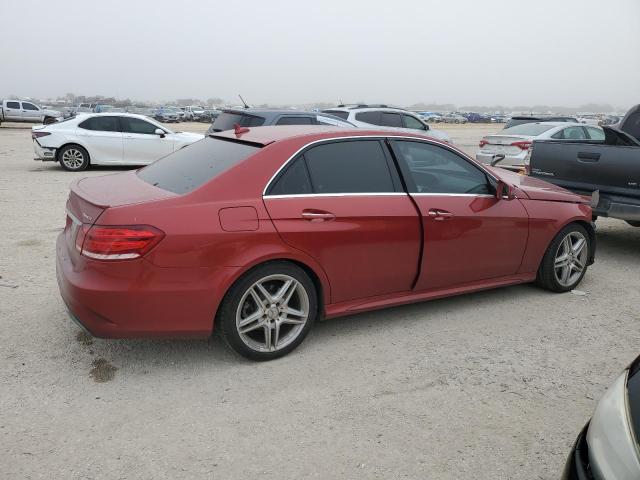 WDDHF8JB3EB006957 - 2014 MERCEDES-BENZ E 350 4MATIC RED photo 3