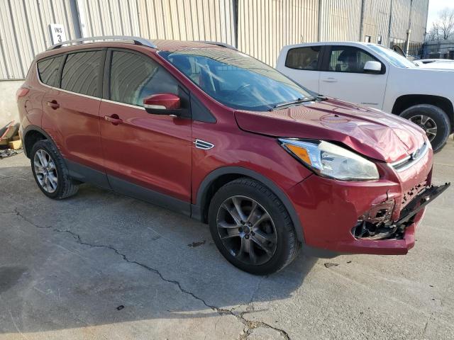 1FMCU0JXXEUD77511 - 2014 FORD ESCAPE TITANIUM BURGUNDY photo 4