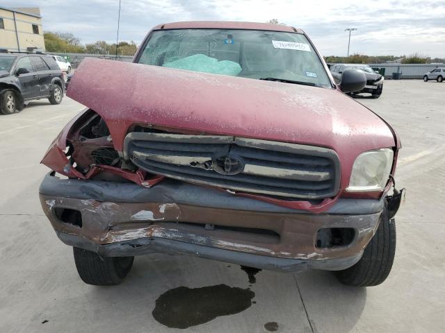 5TBJN32131S165139 - 2001 TOYOTA TUNDRA RED photo 5