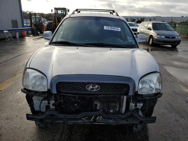 KM8SB12B24U583771 - 2004 HYUNDAI SANTA FE GL GRAY photo 5