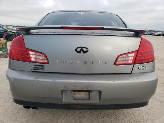 JNKCV51E74M102821 - 2004 INFINITI G35 GRAY photo 6