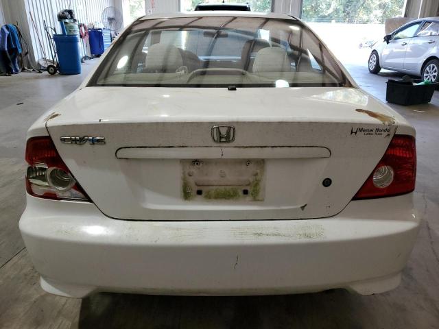 1HGEM22914L012486 - 2004 HONDA CIVIC EX WHITE photo 6