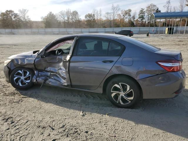 1HGCR2F38GA053891 - 2016 HONDA ACCORD LX GRAY photo 2