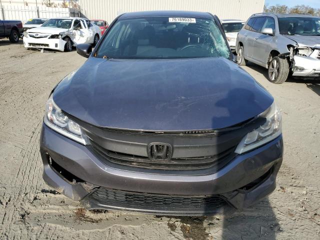 1HGCR2F38GA053891 - 2016 HONDA ACCORD LX GRAY photo 5