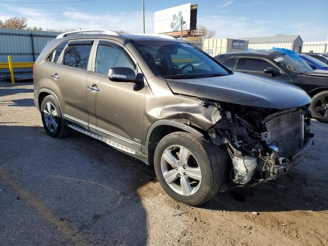 5XYKUDA24DG333449 - 2013 KIA SORENTO EX BLACK photo 4