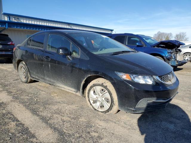 2HGFB2F59DH512524 - 2013 HONDA CIVIC LX BLACK photo 4