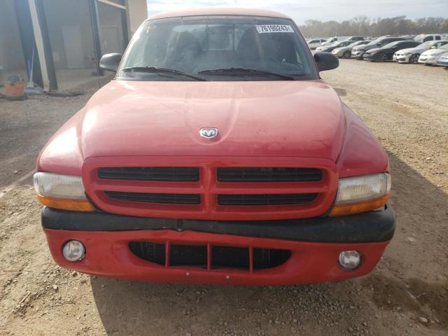 1B7GL22X7WS609000 - 1998 DODGE DAKOTA RED photo 5