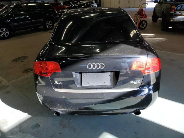 WAUDF78E78A098830 - 2008 AUDI A4 2.0T QUATTRO BLACK photo 6