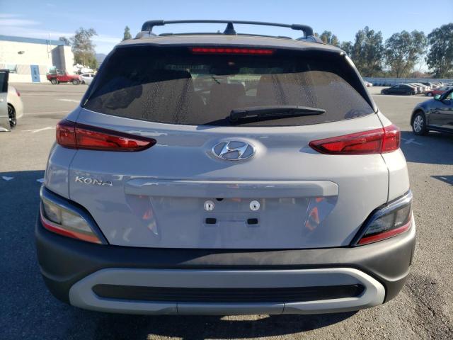 KM8K62AB6PU958822 - 2023 HYUNDAI KONA SEL SILVER photo 6