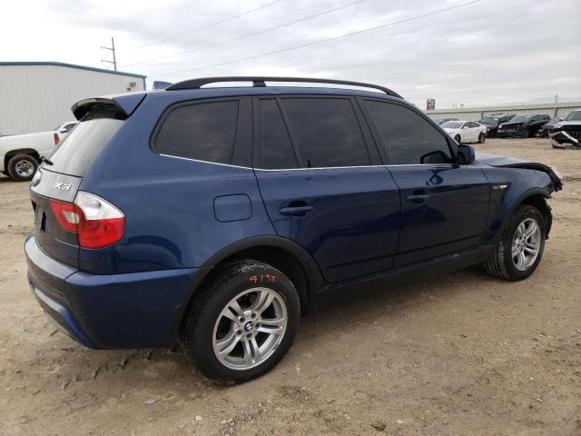 WBXPA93436WG91678 - 2006 BMW X3 3.0I BLUE photo 3