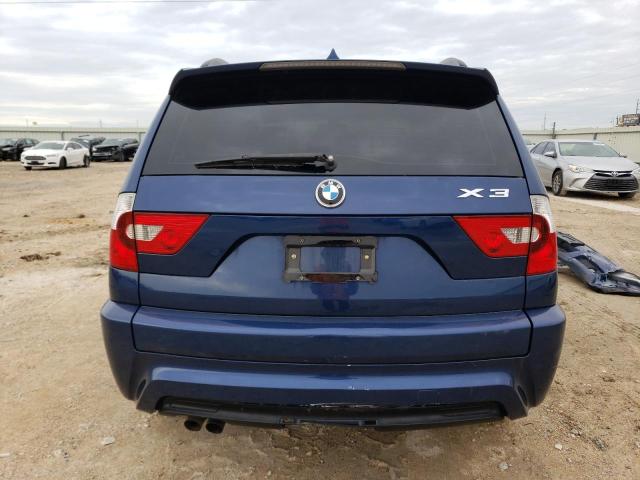 WBXPA93436WG91678 - 2006 BMW X3 3.0I BLUE photo 6