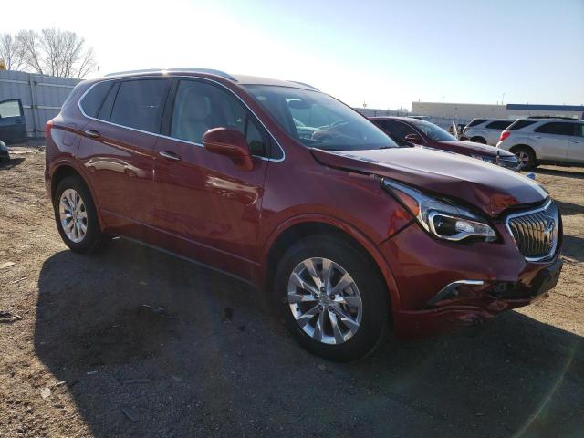 LRBFXDSAXHD003011 - 2017 BUICK ENVISION ESSENCE RED photo 4